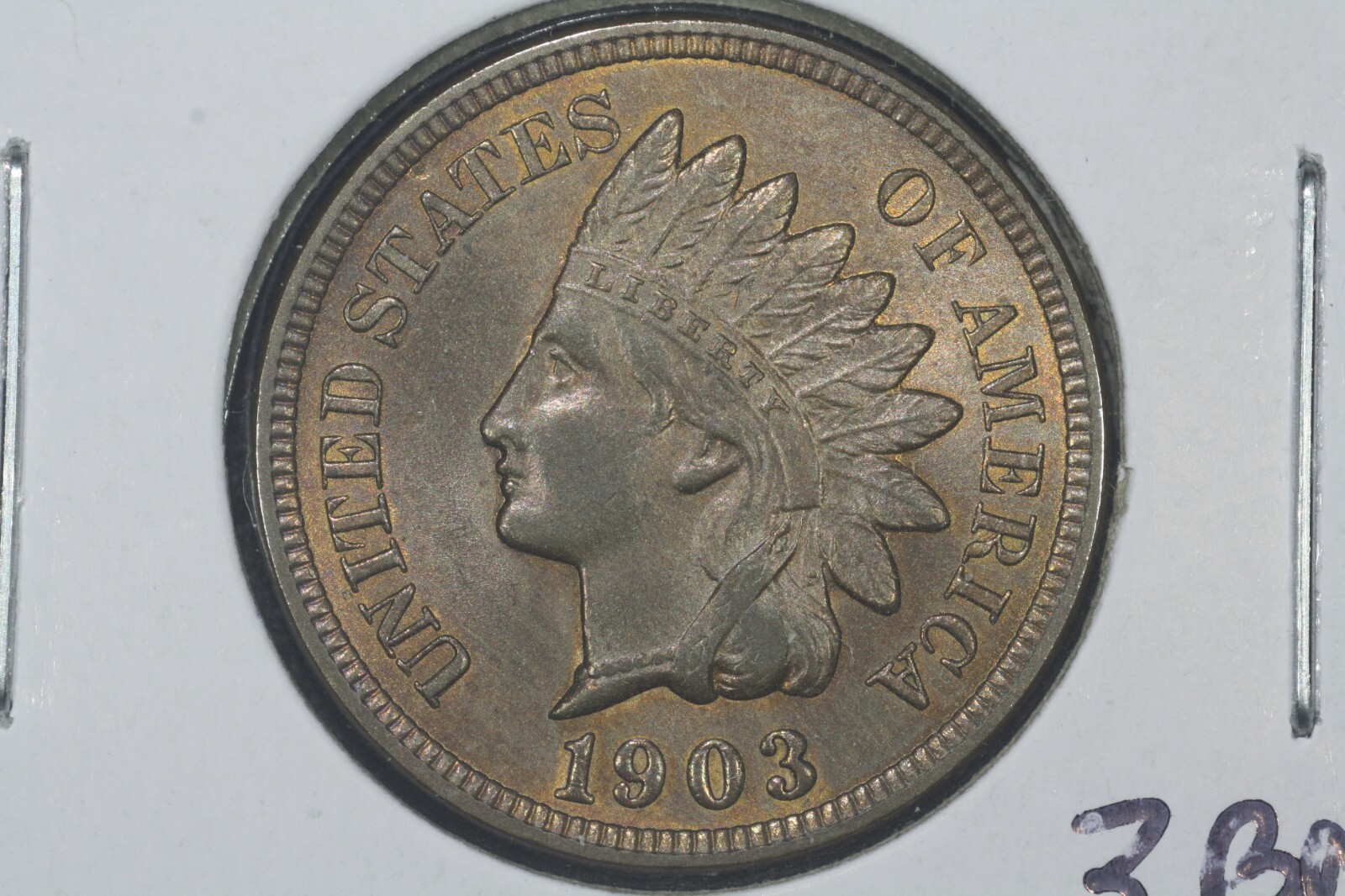 1903 Indian Head Cent, Choice BU Brown