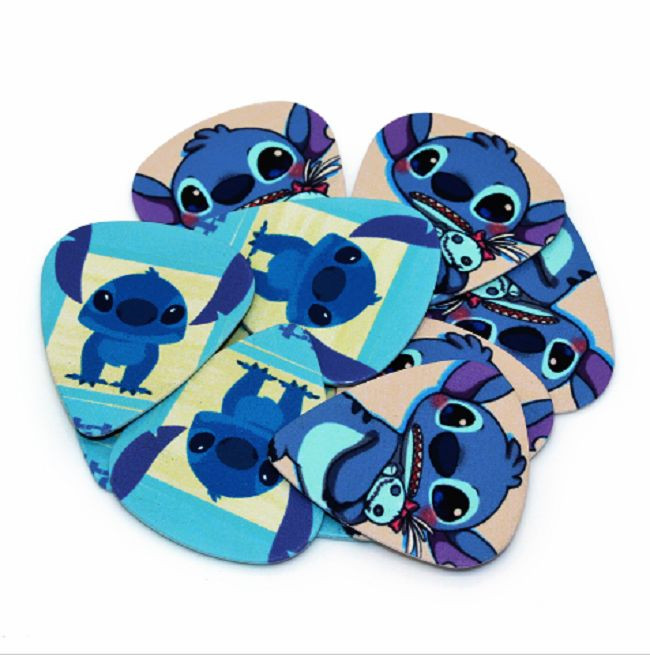 Stitch Lilo Guitar Picks Lot of 10 .46 mm Acoustic Electric Free Tracking New