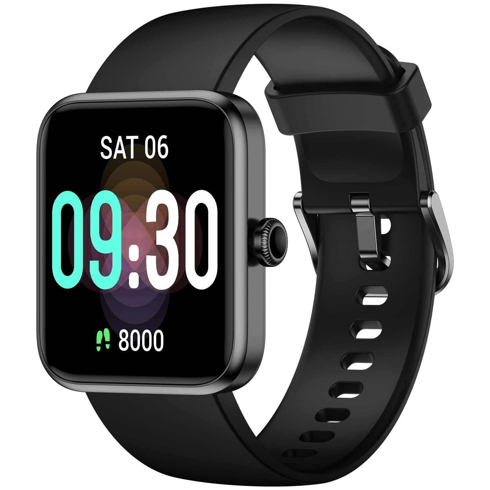 TYKOIT Smart Watch, Fitness Tracker with Heart Rate Monitor, Blood Oxygen, Sl...