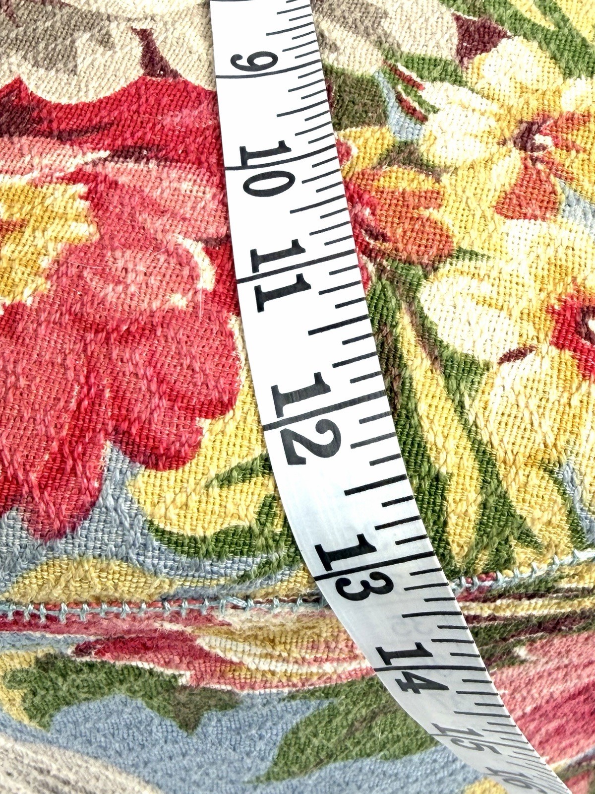 VTG Granny Foot Stool Floral Cottagecore Ottoman Small