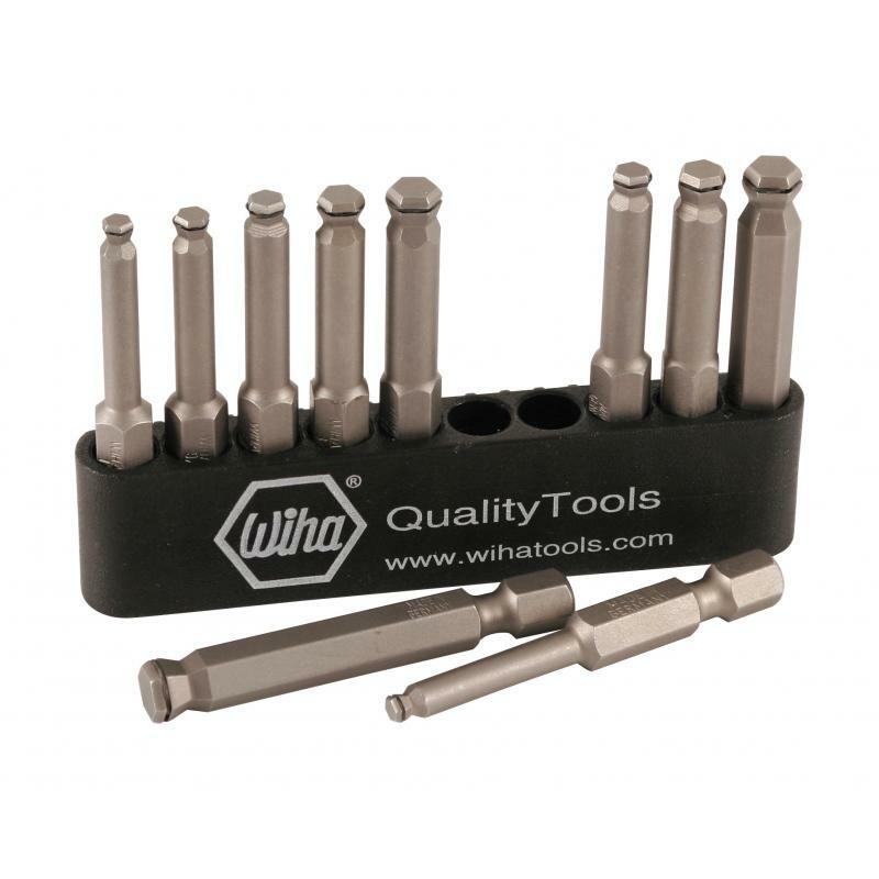 Wiha Tools 74999 MagicRing Ball End Hex Power Bit Belt Pack, 10 Pc.