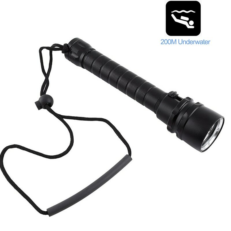 290000lm 5* LED Diving Flashlight Torch Scuba UnderWater Lantern Light