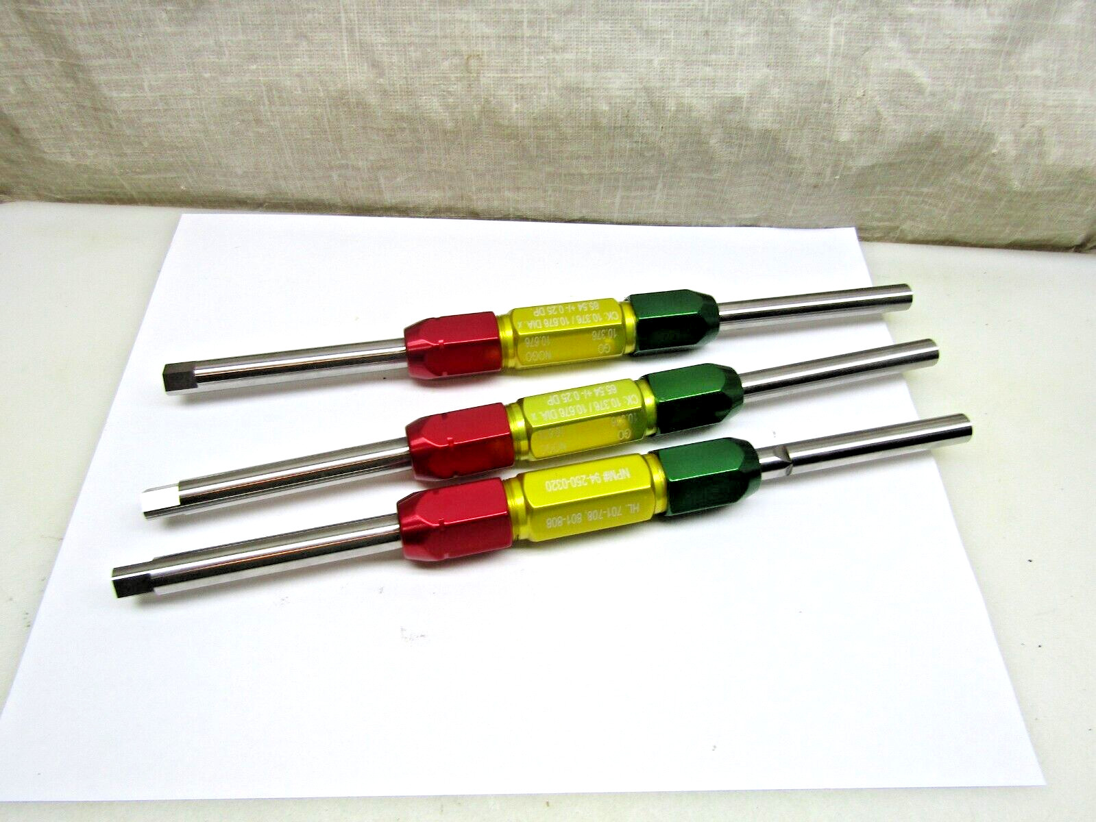 (Lot of 3) RJS Go NoGo Pin Gauge