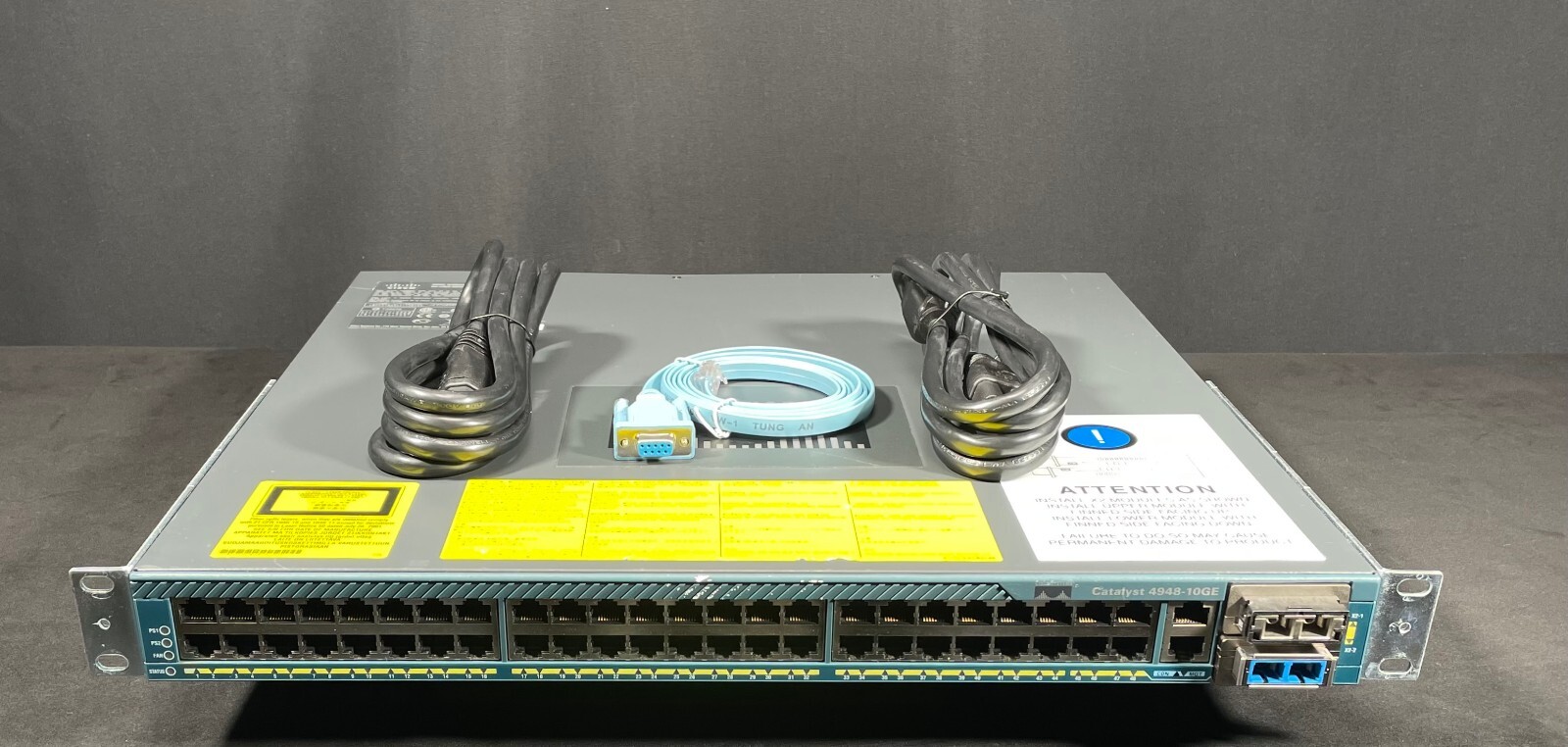 Cisco C4900 WS-C4948-10GE-S 48 Port Gigabit +10GB Switch - Same Day Shipping