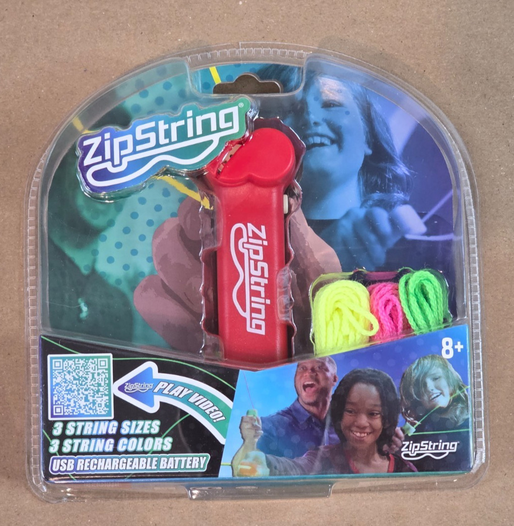 ZipString Original As Seen on Shark Tank Classic Rope Launcher Toy with 3 String