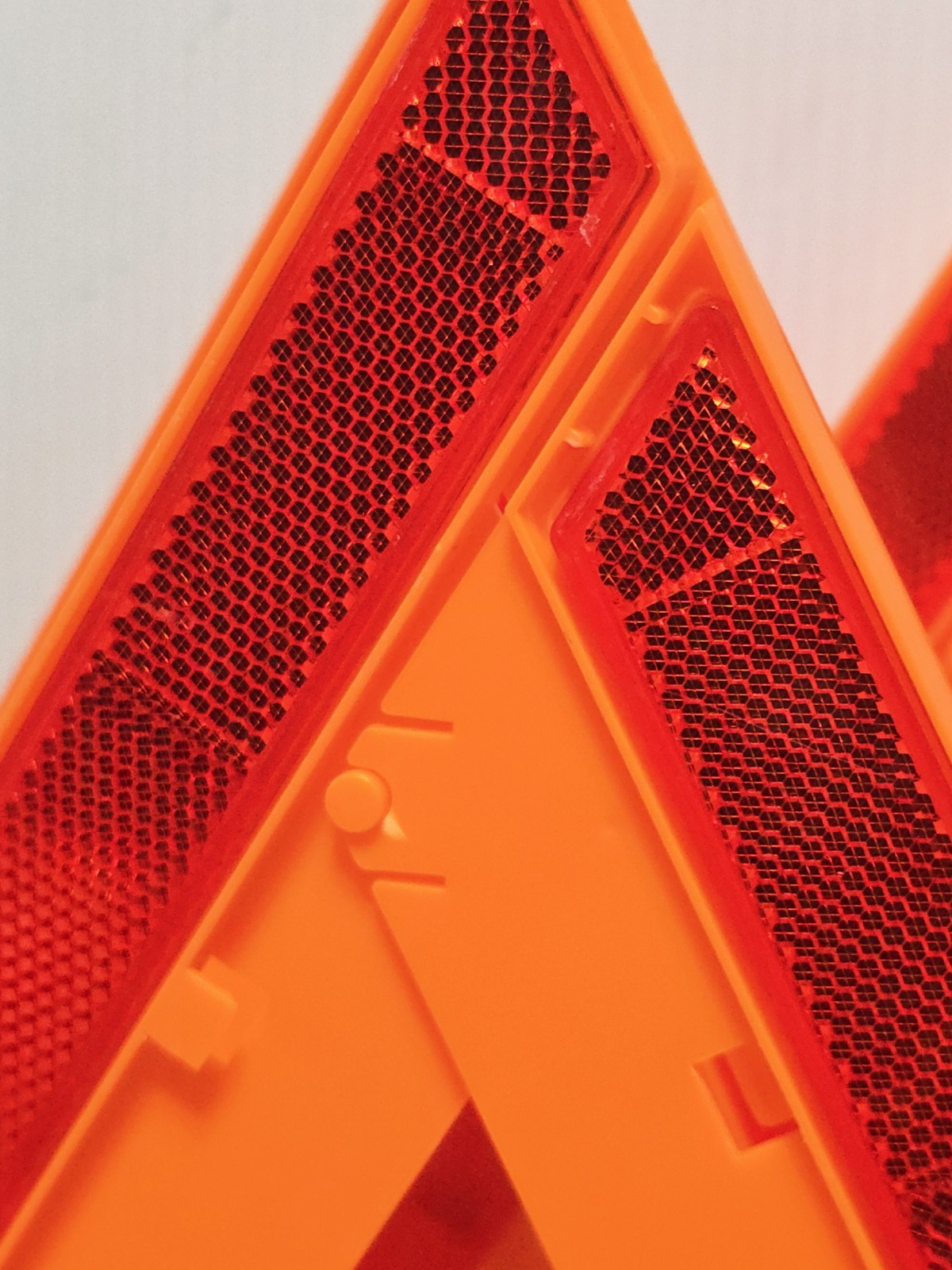Triple Emergency Warning Triangle Reflector Road Roadside Sign Safety