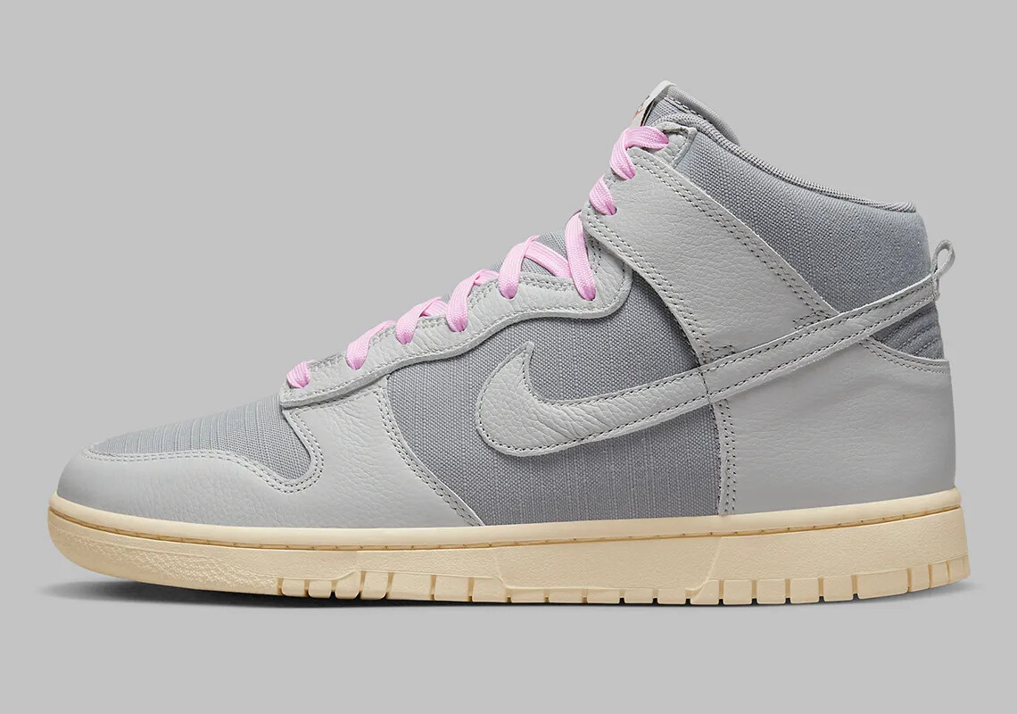 Nike Dunk High "Certified Fresh" Light Smoke Grey Pink Foam DQ8800-001 Mens Size