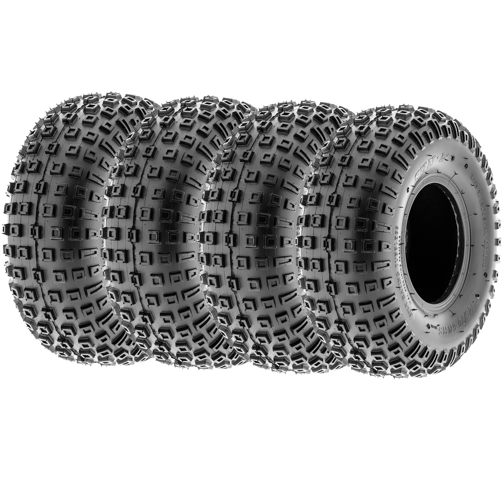 SunF A011 All Terrain ATV UTV Tubeless Tire [Set of 4]