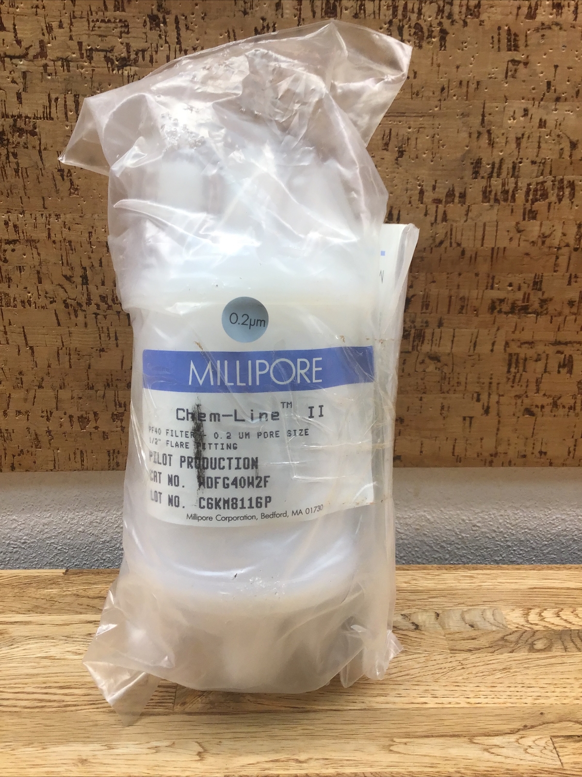 Millipore Chem-Line II PF40 Filter WDFG40W2F New C-4