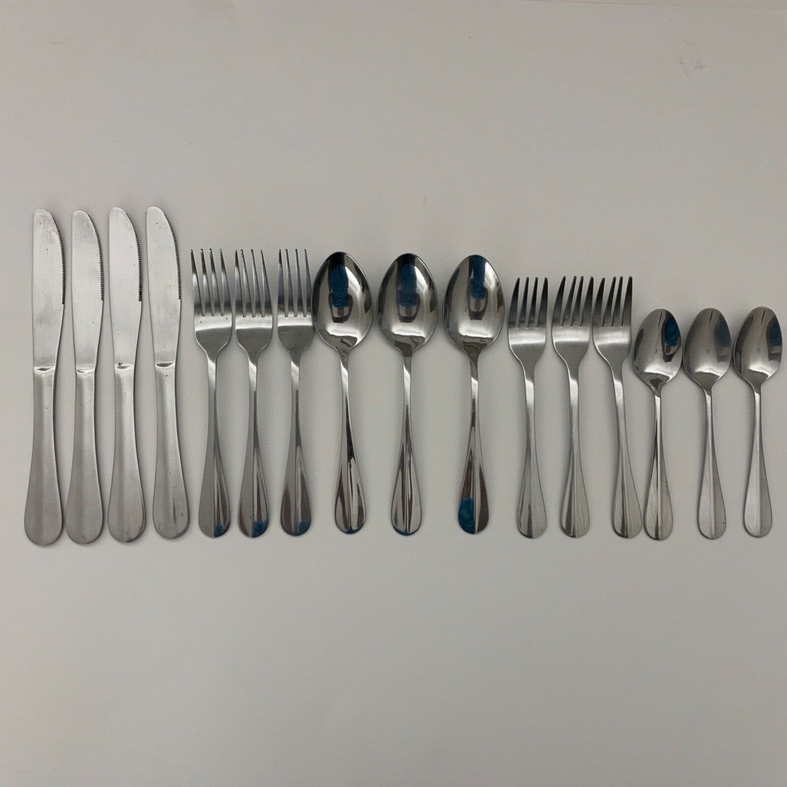 Thomson Stainless Steel Forks Knives Spoons Flatware Lot of 16