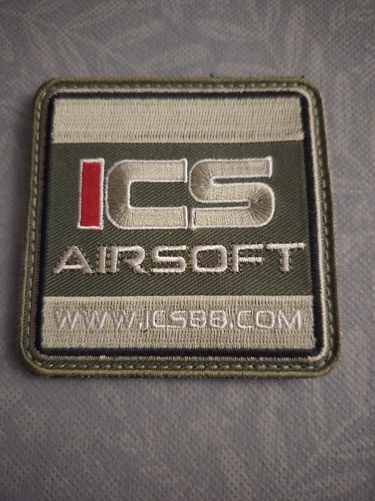 ICS Airsoft Embroidered Tactical Patch Green