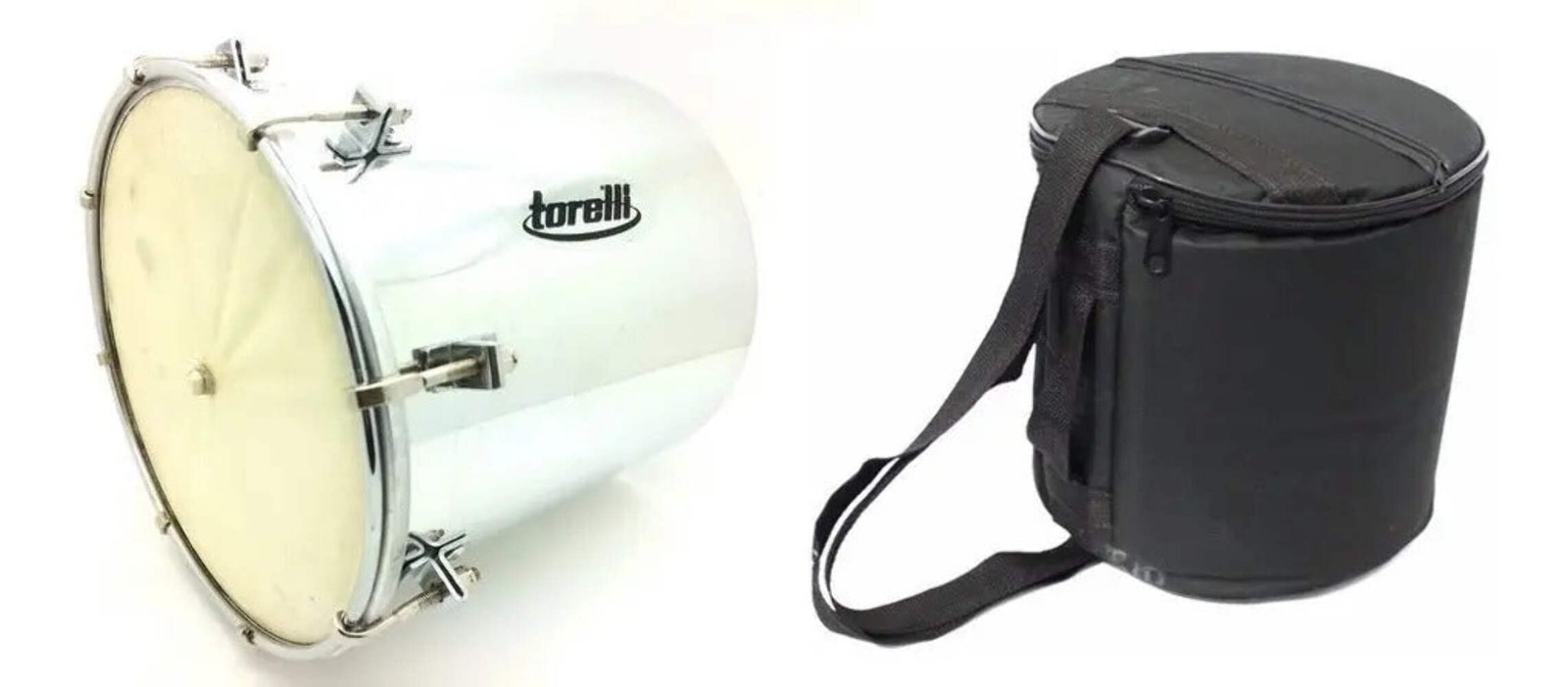 Torelli Cuíca 6" Aluminum Brazilian Samba Friction Drum TP228 - Torelli