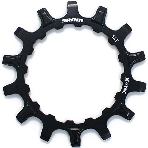 SRAM Chainring X-Sync EX1 Sprocket For Bosch Motors 14T Straight Steel Black