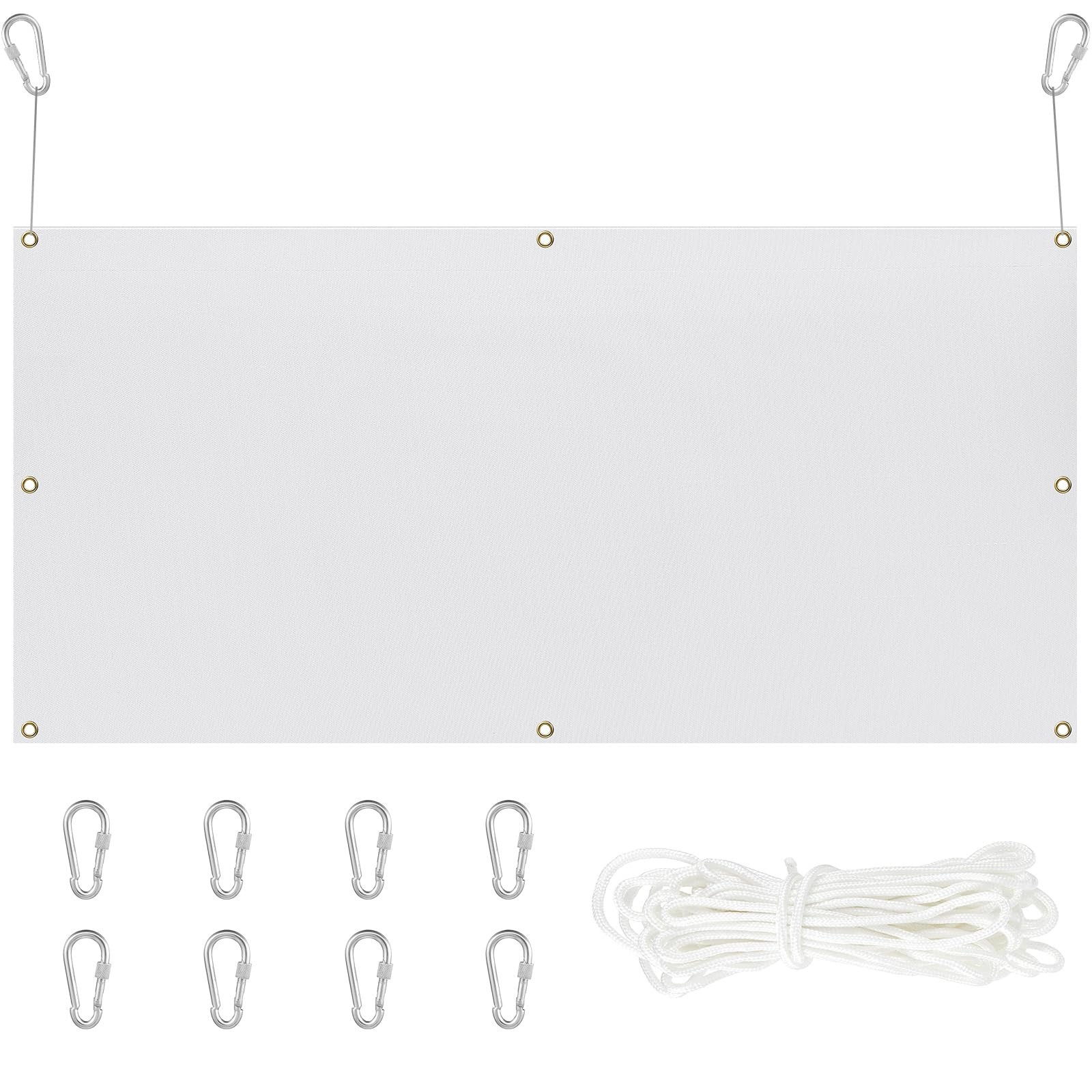 Archery Backstop Netting Heavy Duty with Rope and Hooks Slingshot Archery Net...