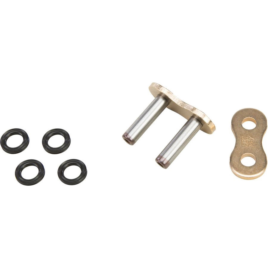 DID ERV7 X-Ring Master Link - Street - Gold, 520/Rivet 520ERV7 ZJ RVT