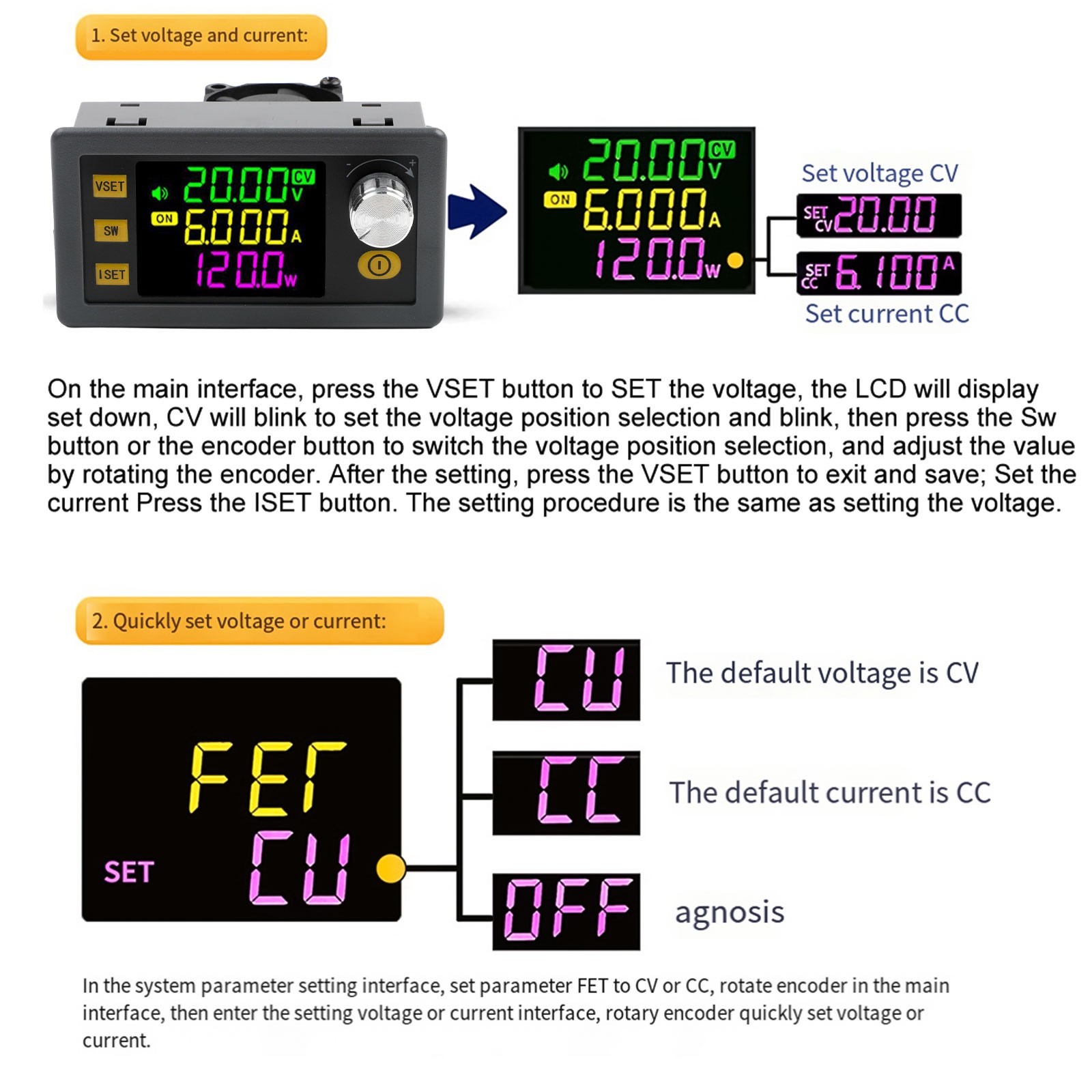 Step Up Step Down CNC DCDC Converter Suitable for Various Applications