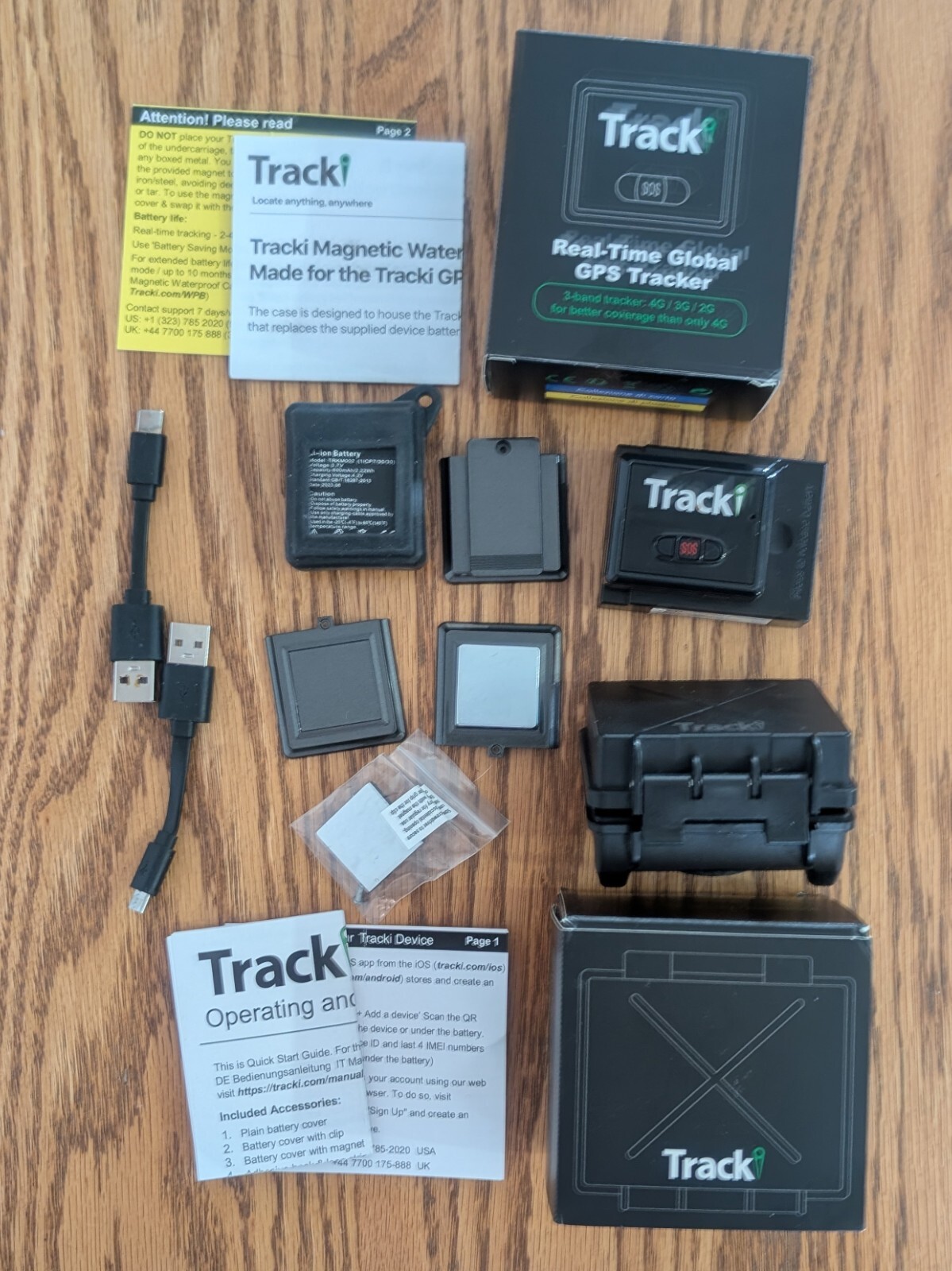 Tracki GPS Tracker with the Waterproof Magnetic Case