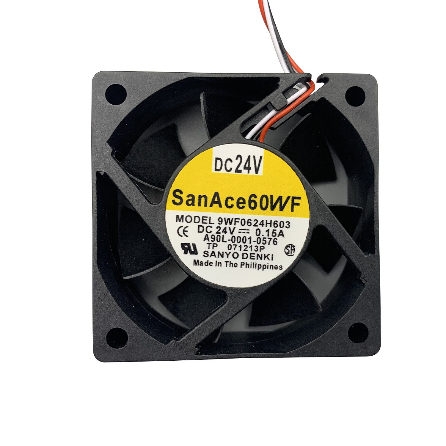 New 3-Wires 24V 0.15A Cooling Fan For FANUC A90L-0001-0576 USA 9WF0624H603 Black