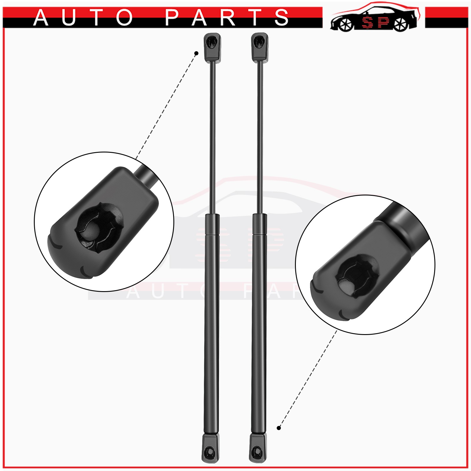 1 Pair C16-08941 Truck Camper Top Rear Window Lift Supports Gas Shocks Struts