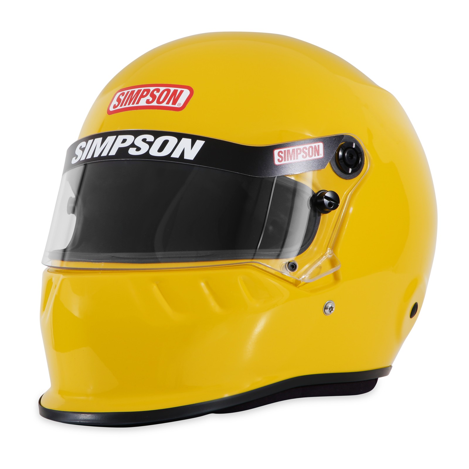 Simpson Racing 7950006 SD1 Dirt Track Helmet - Snell SA2020 - Yellow - Adult XS