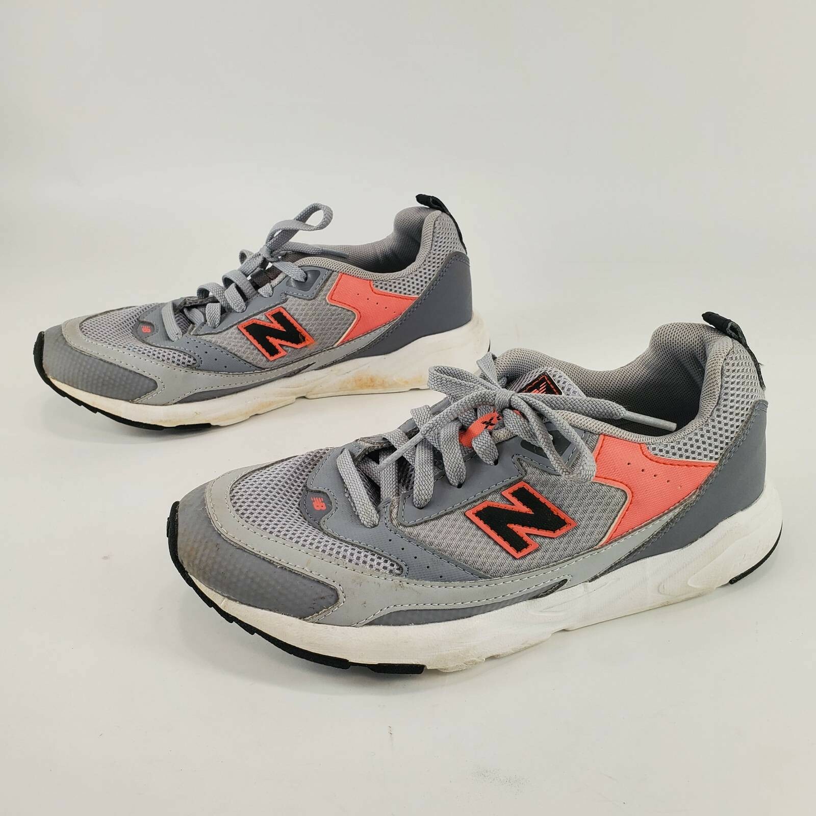New Balance Unisex Kids 45x V1 Running Shoes Gray YS45XLG1 Lace Up Low Top 5M