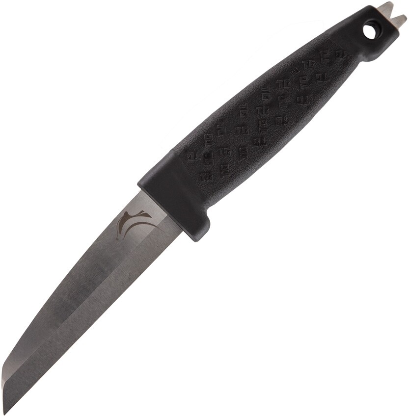 Turq Gear Badger Fixed Knife 3.94" Stainless Blade Fiberglass Handle With Rubber