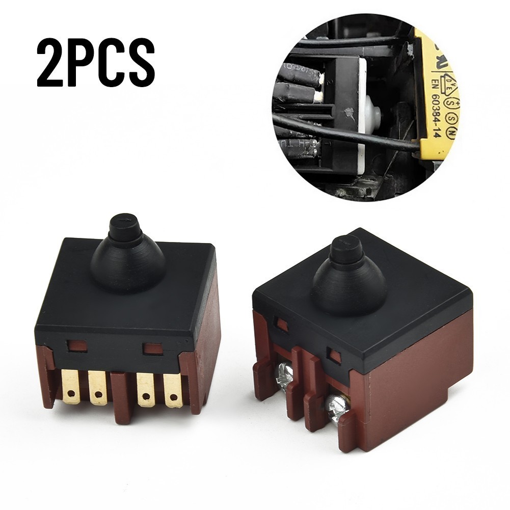 2pcs Replacement Push Button Switch For Angle Grinder 100 Polisher Accessory AU