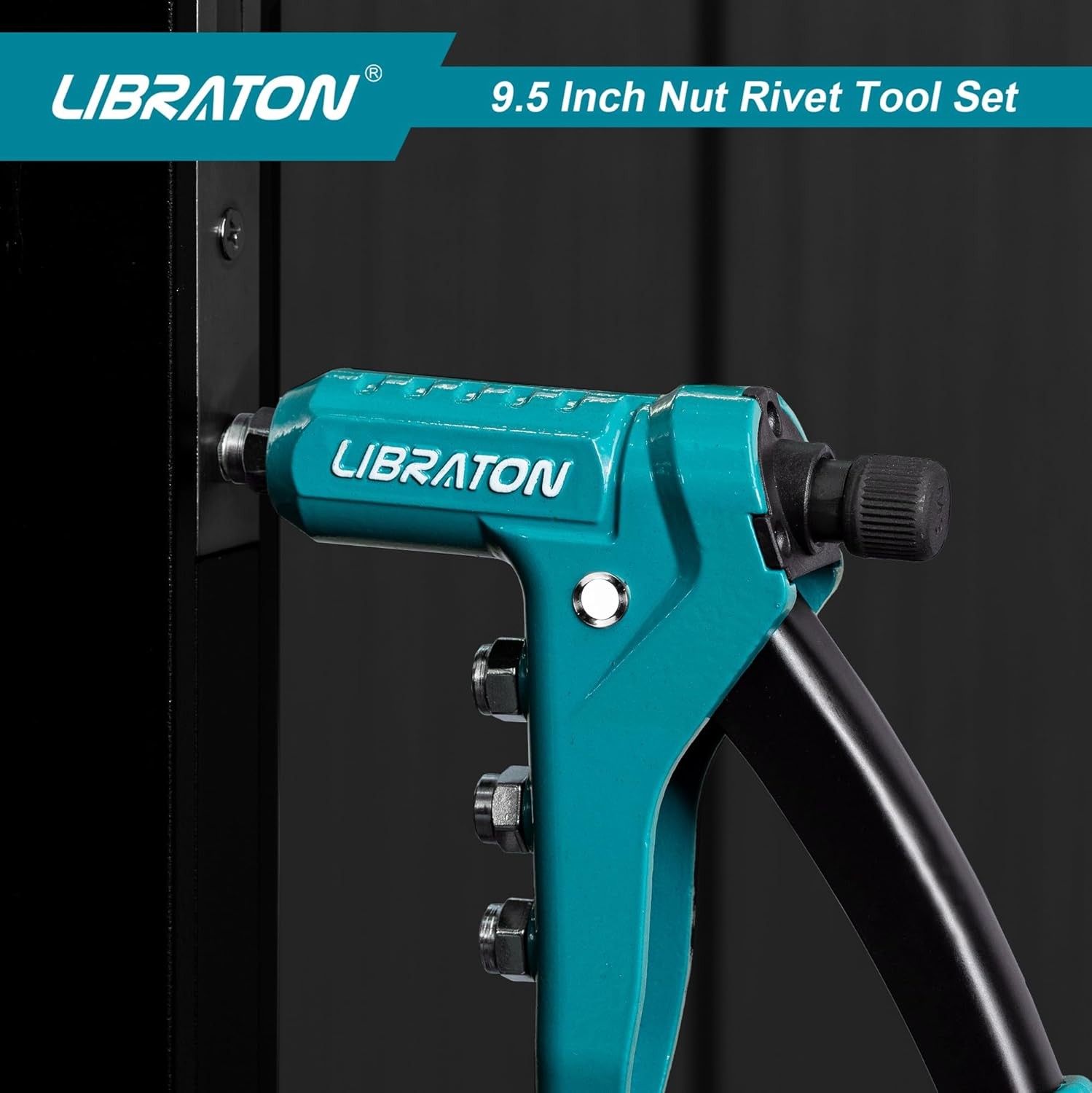 LIBRATON 9.5" Rivet Nut Tool, One-Handed Heavy-duty Tool