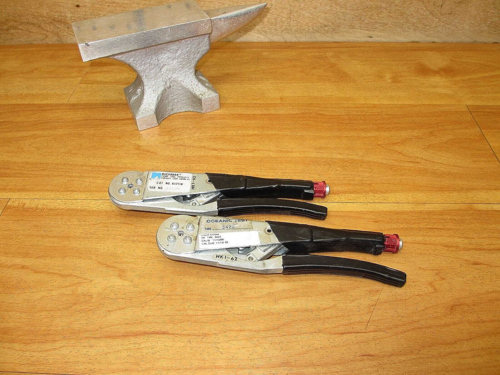 Buchanan 612118 (LOT OF 2) *USED* Crimping Tool Hand Crimp