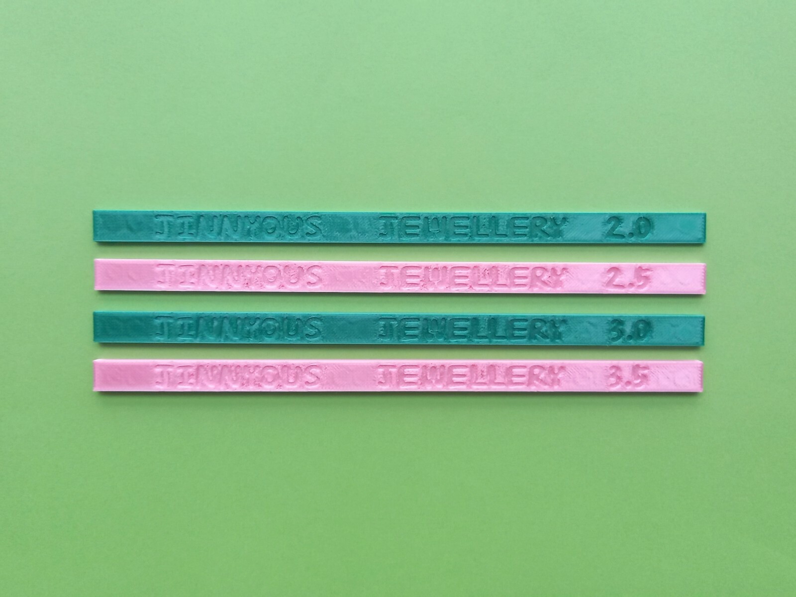 Polymer clay Depth guides | Thickness Rolling Gauge | Roller Spacers rulers