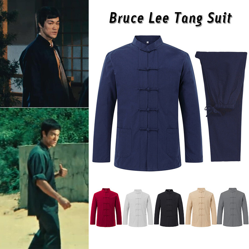Kung Fu Tai Chi Uniform Martial Arts Suit Men Chinese Traditional Tang Suit Hot