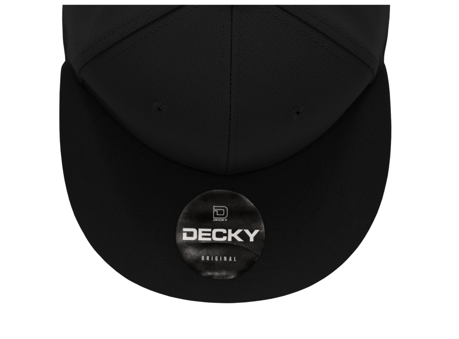 Black Fitted Flat Bill Plain Solid Blank Baseball Ball Cap Caps Hat Hats 9 SIZES