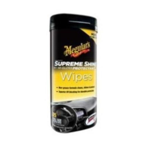 Meguiars G4000 Supreme Shine Wipes UV Blocker 25ct