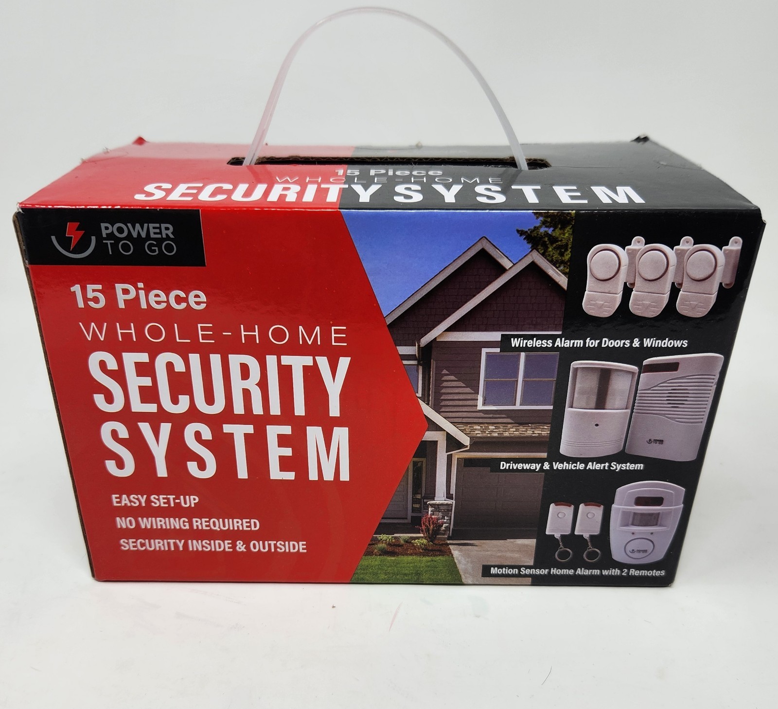 Security System Whole Home 15pc Power To Go *Open Box