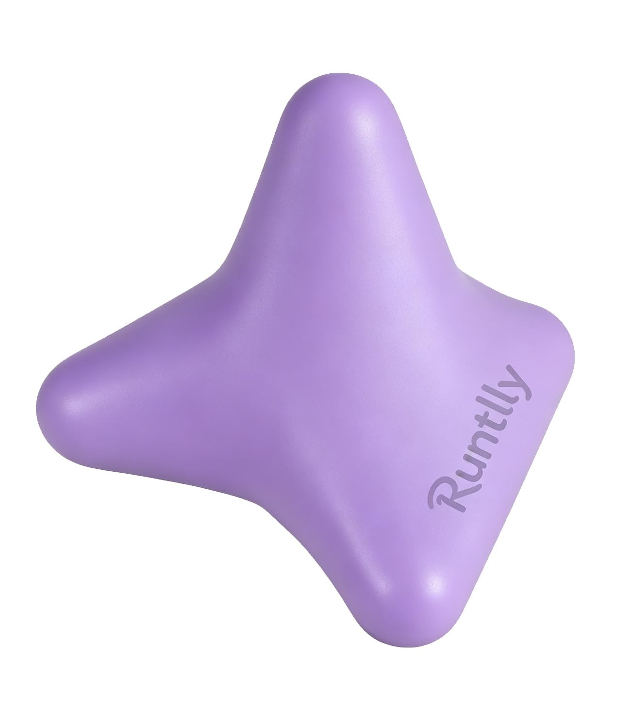 Runtlly Trigger Point Massage Tool, 3" × 2.6", Deep Tissue Manual Purple
