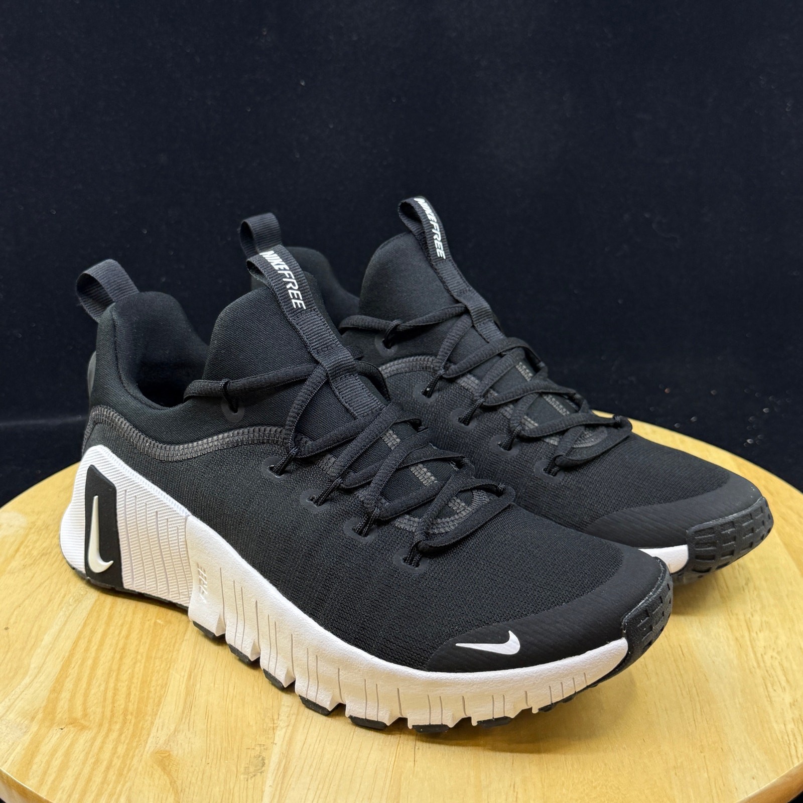 Nike Free Metcon 6 Men's Size 11 Black White Gym Athletic Shoes FJ7127-001