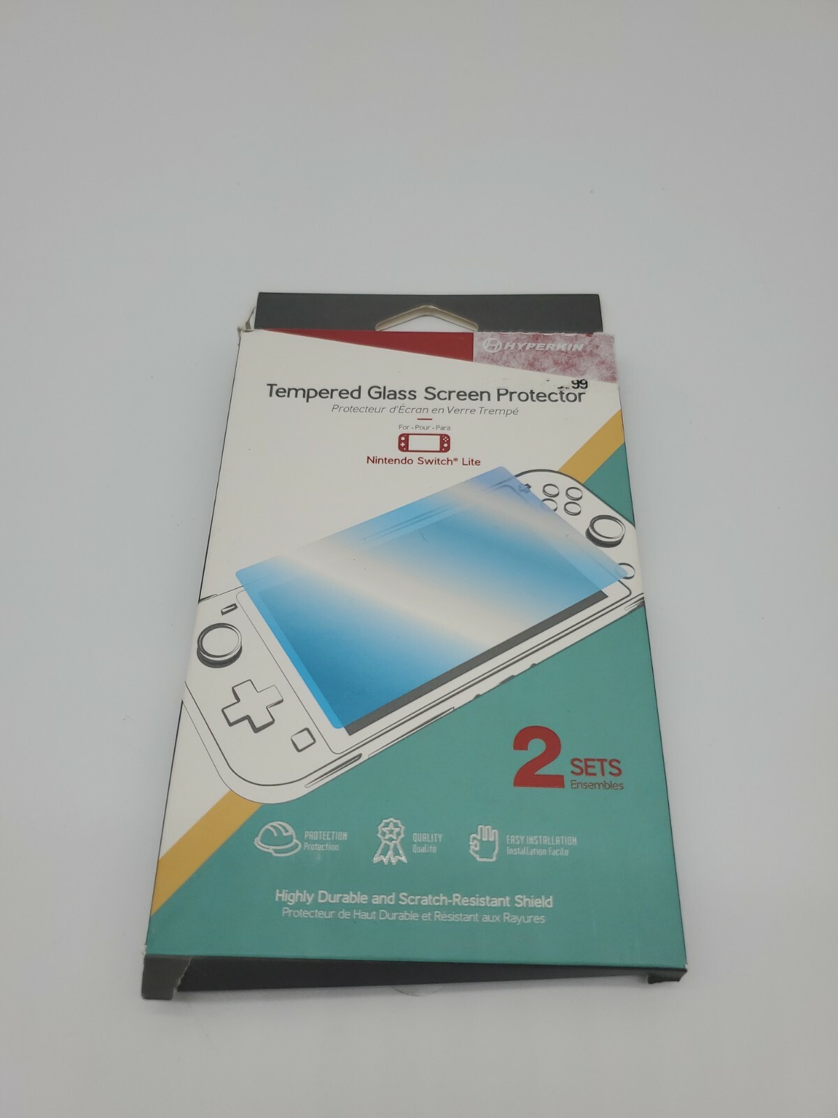 Hyperkin Tempered Glass Screen Protector Nintendo Switch Lite 2 Pack OPEN BOX.24
