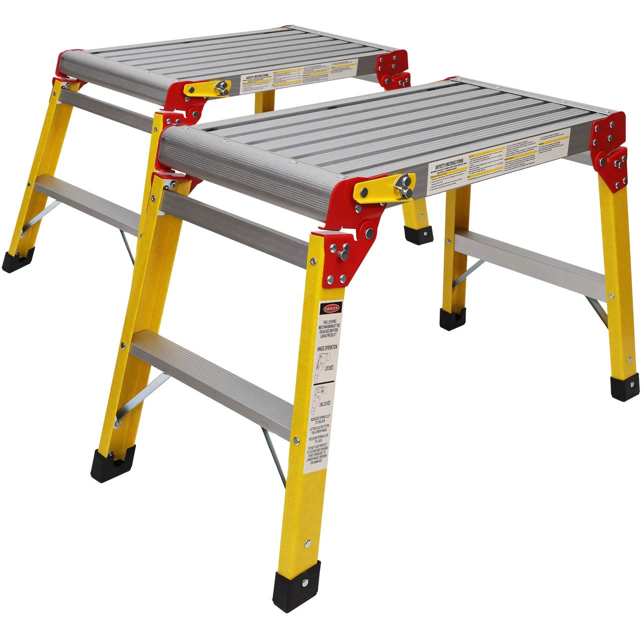 Excel 6491 Fibreglass Folding Platform Workbench 600 x 300mm Pack of 2 EXC-6491