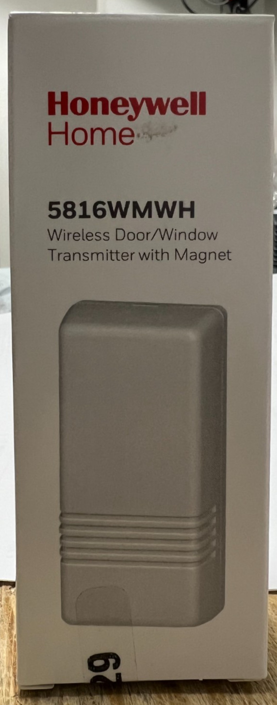 Brand New Honeywell 5816WMWH Wireless Door/Window Transmitter w/ Magnets,
