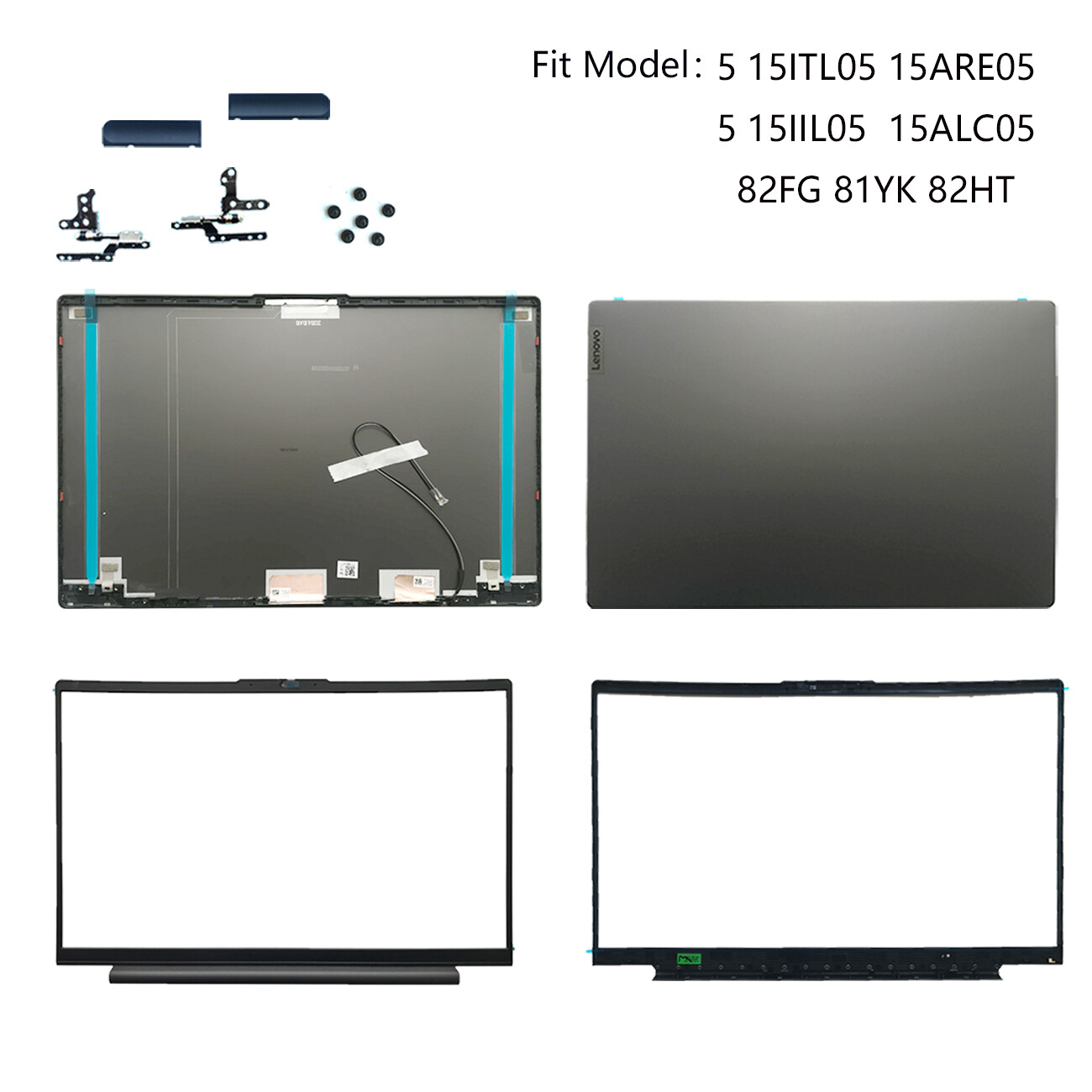 New Back Cover For Lenovo ideapad 5 15ITL05 15IIL05 15ARE05 82FG 81YK 82HT 81YQ