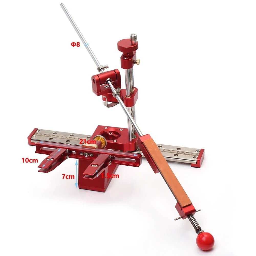 Pro Knife Sharpener w/6 Whetstones & 360° Flip – High Precision Grinding Tool