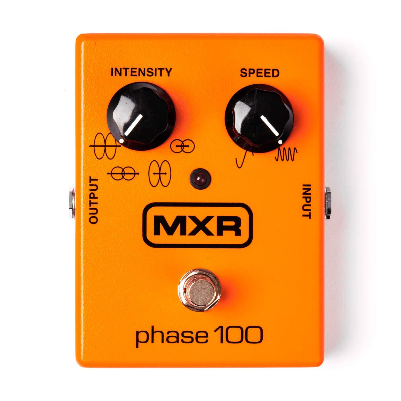 MXR M107 Phase 100 Guitar Phaser Effects Pedal Bundle with 2 Patch Orange