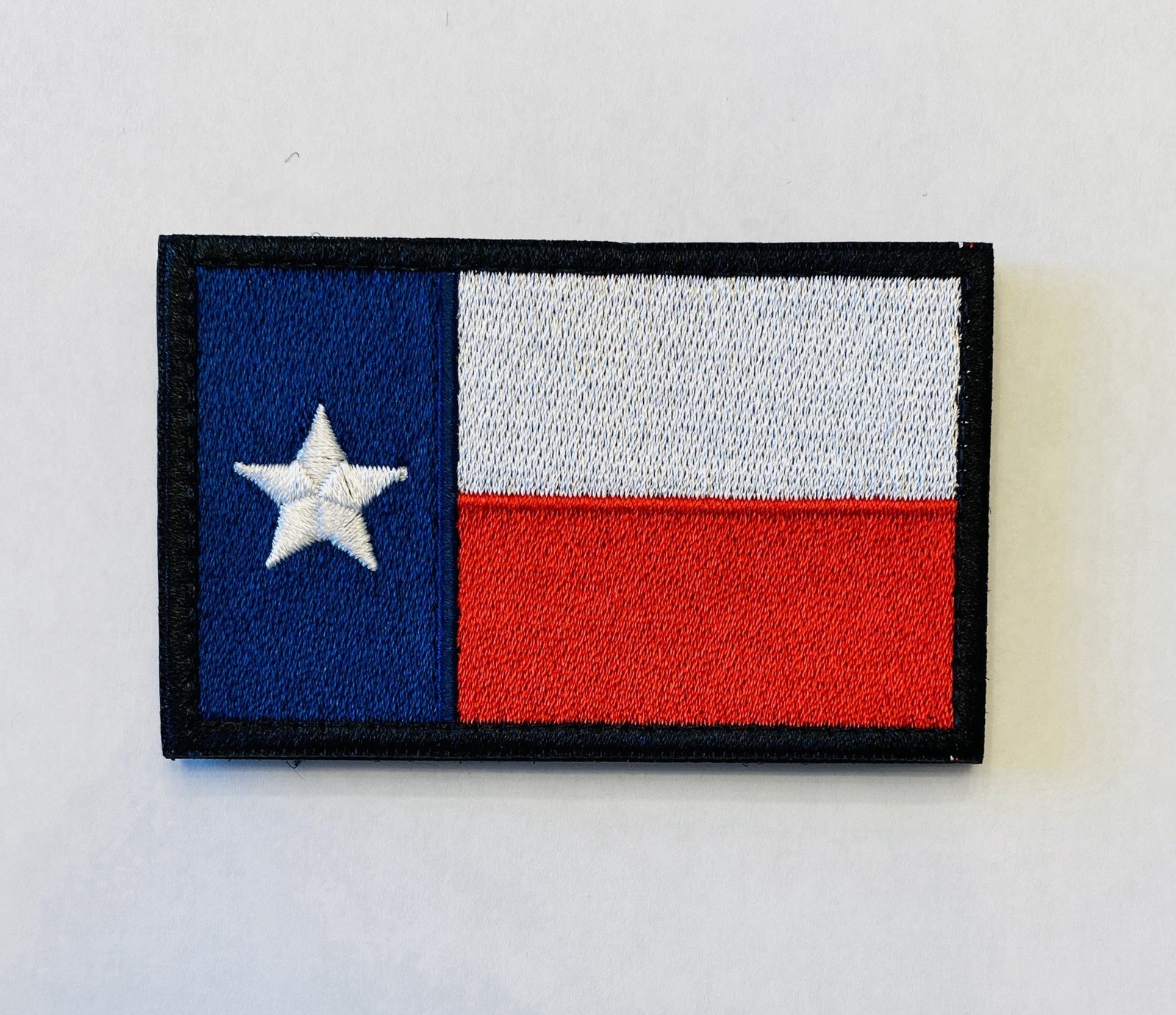 TEXAS STATE FLAG LONESTAR STATE TACTICAL HOOK & LOOP EMBROIDERED  PATCH