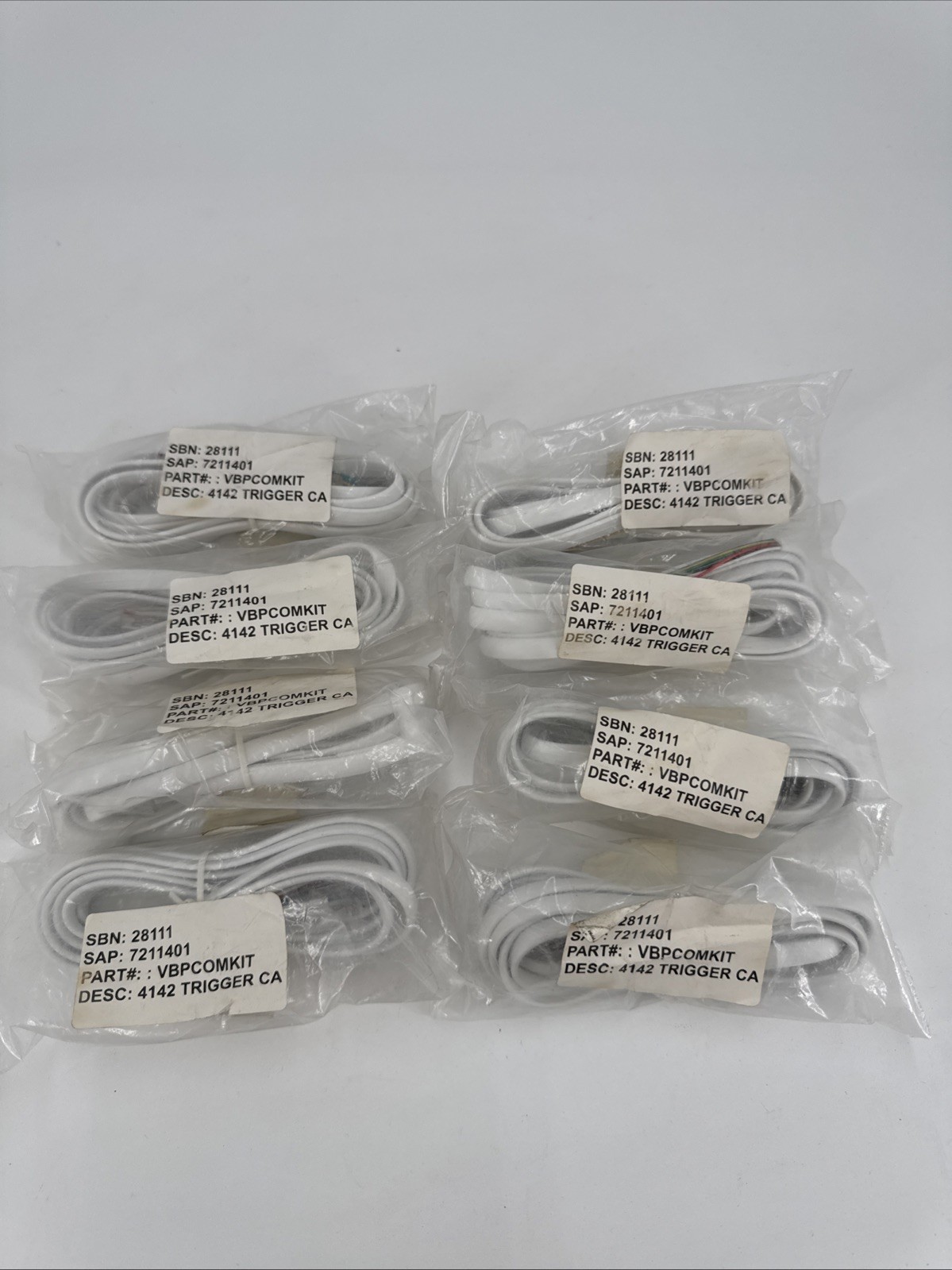 Lot of 8 Honeywell Intrusion VBPCOMKIT Cord Brand New. FAST SHIPPING.