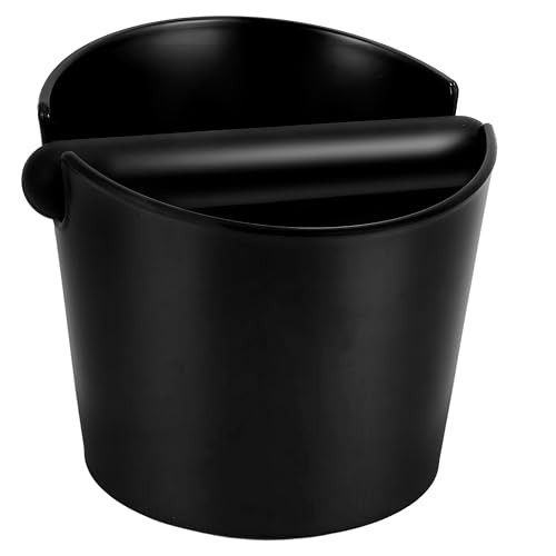Coffee Knock Box 6 inch, Knock Box Espresso With Removable Knock Bar And Non