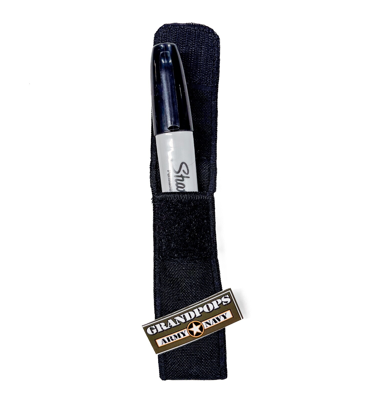 TACTICAL MINI MAGLITE BLACK QUICK RELEASE NYLON MARKER / FLASHLIGHT BELT HOLDER