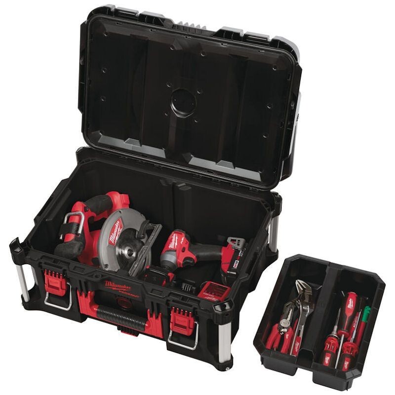 Milwaukee 4932464079 PACKOUT Toolbox - Large - Black Edition