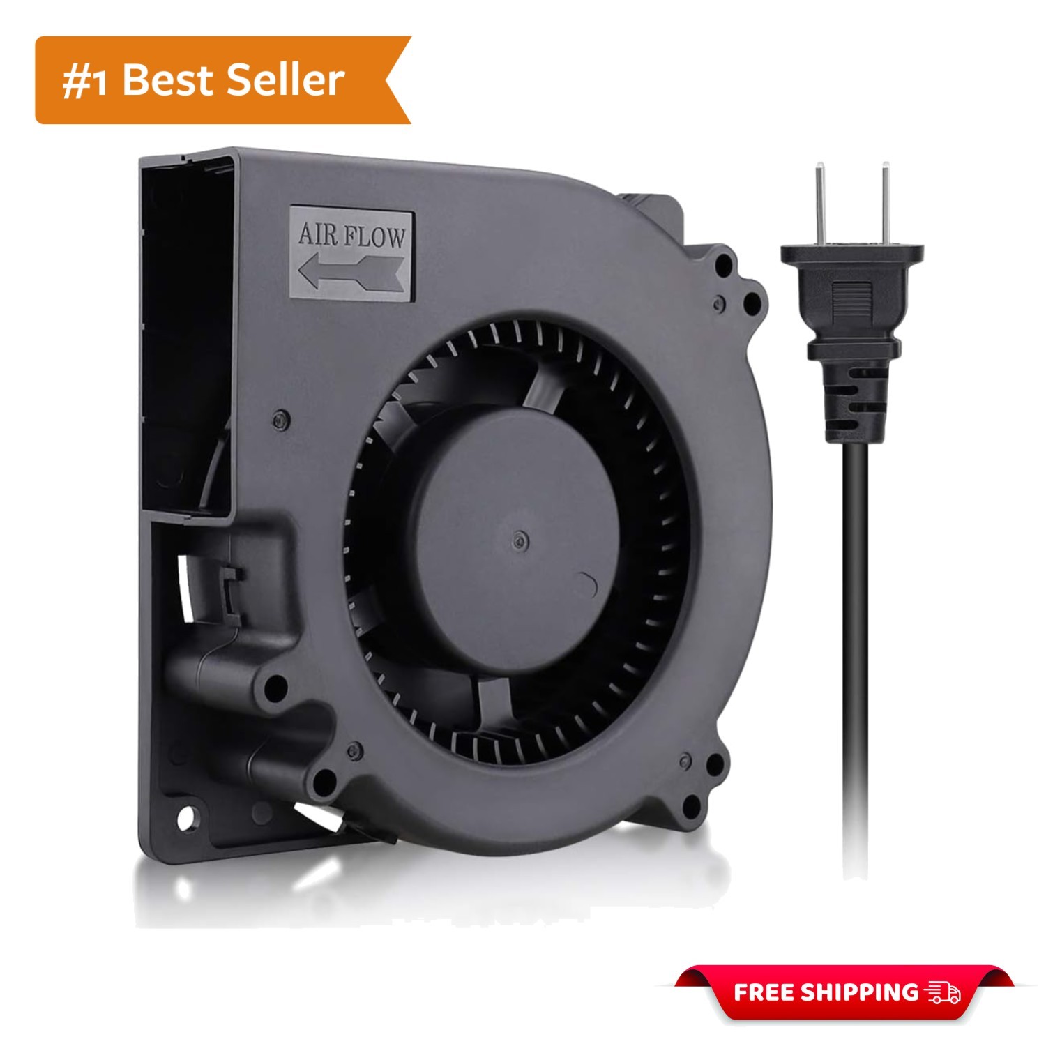 High Airflow 120V EC Blower Fan, 24.6 CFM, Perfect for Cooling Solutions