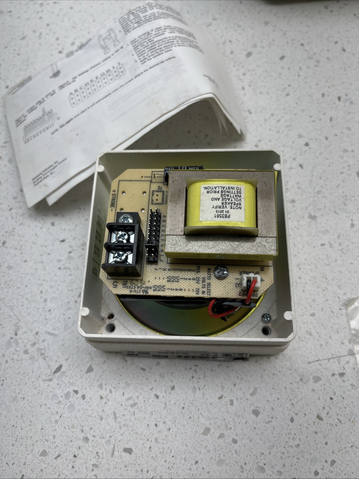 Siemens 500-636048 SETSF-VW Speaker Strobe