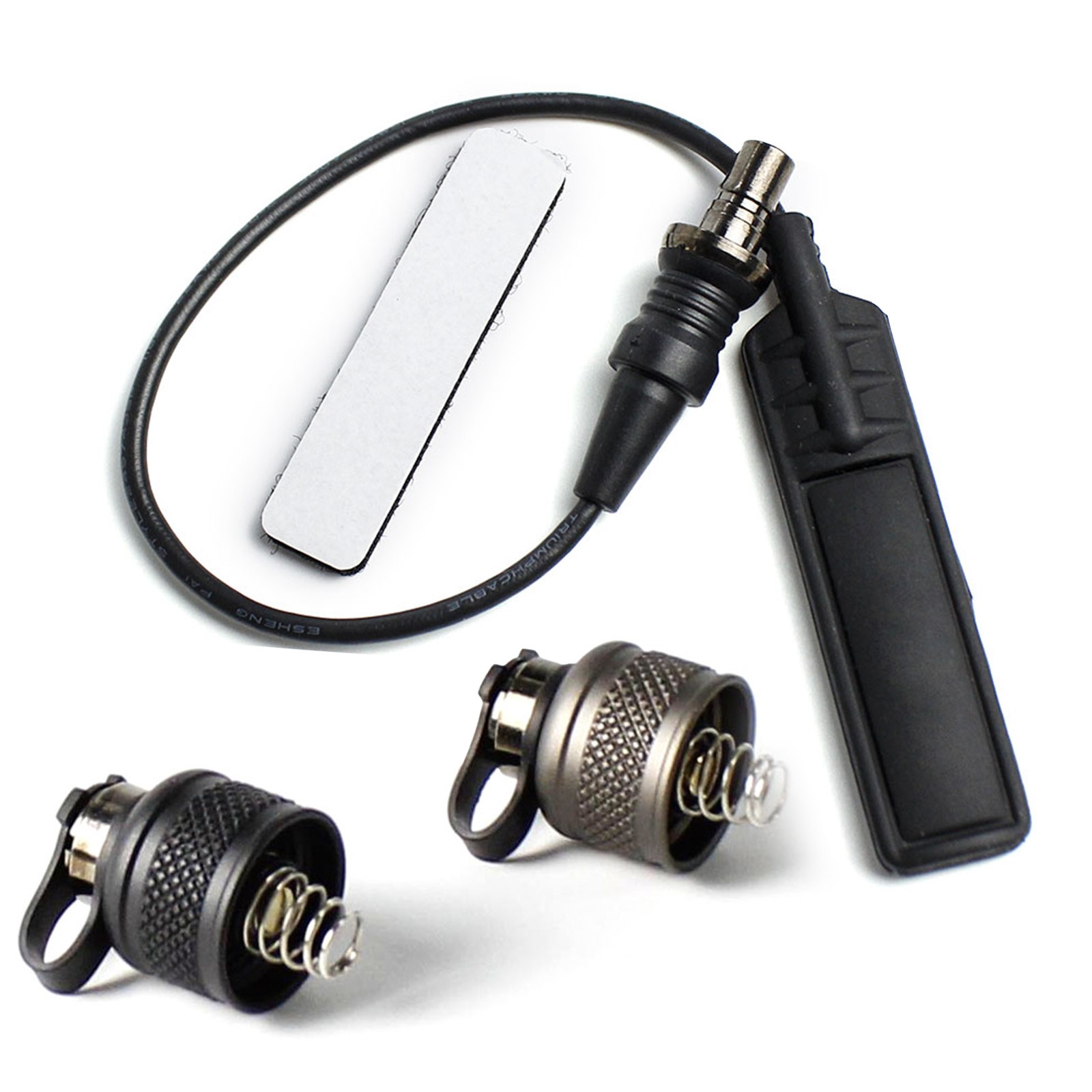 Flashlight Metal Tail Cover Tail Cap Control Pressure Switch For M300 M600 Light